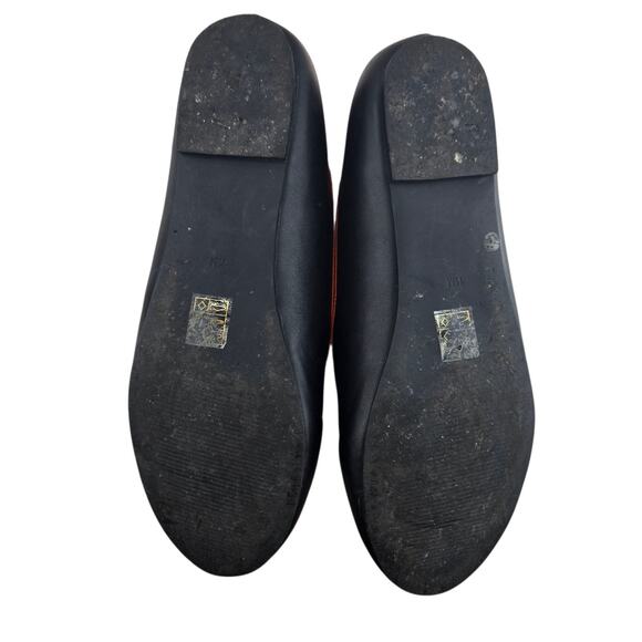 Strange Cvlt Jack O Lantern Flats Hot Topic Black Orange Gothic Hot Topic SZ 11 - Picture 7 of 9